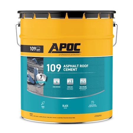Apoc APOC Black Asphalt Roof Cement 5 gal AP-1095